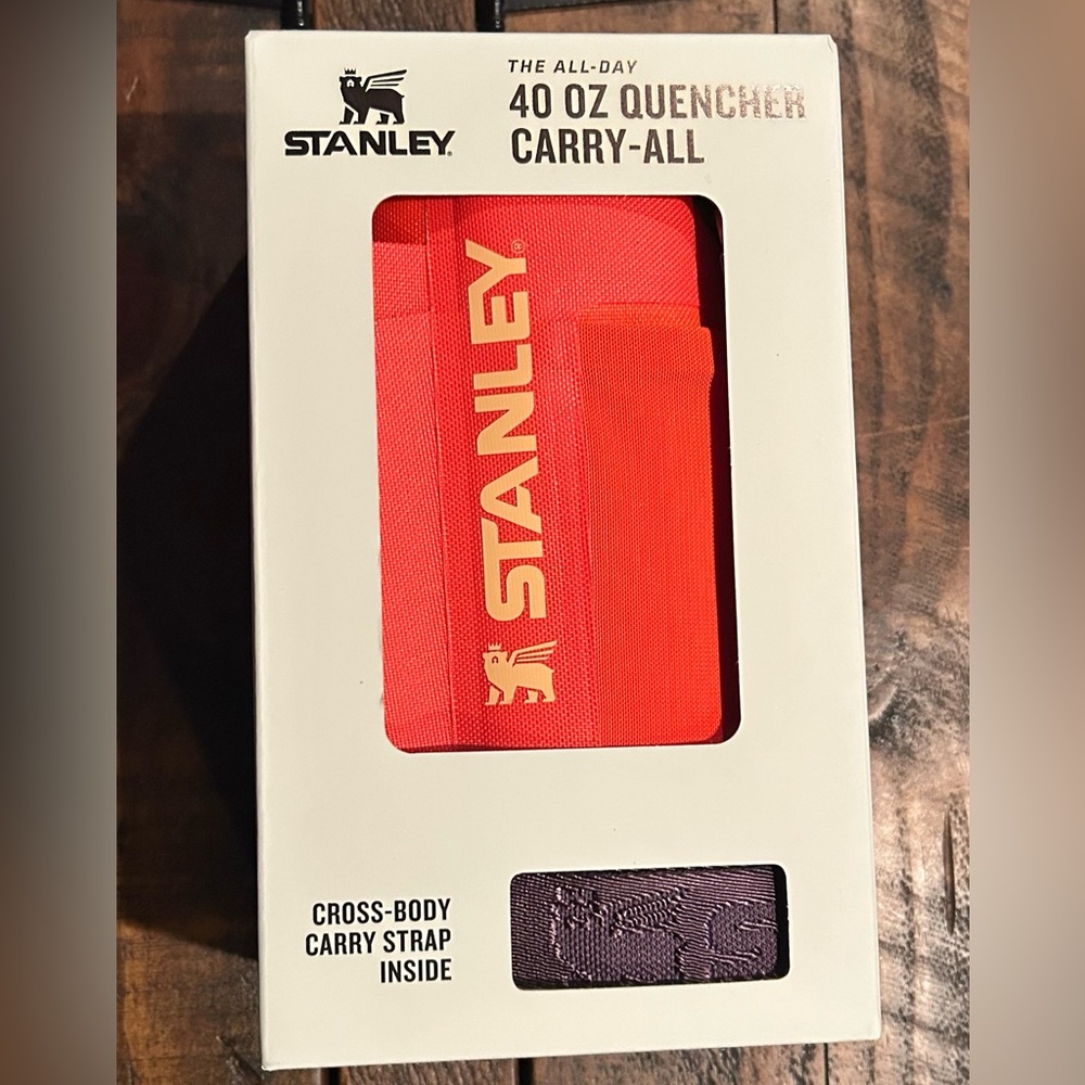 Stanley Orange and Purple  Quencher Carry-All- cup not included
